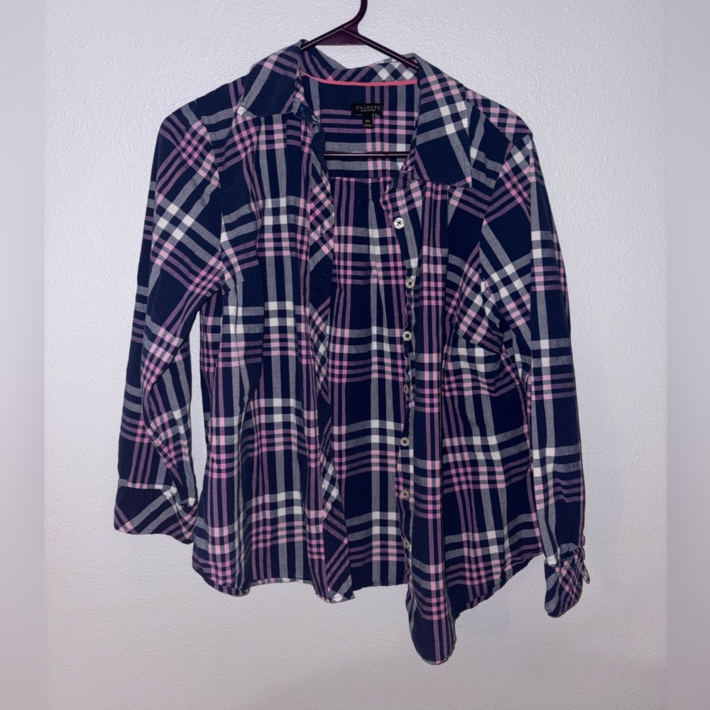 Ladies Button Blouse - Petite